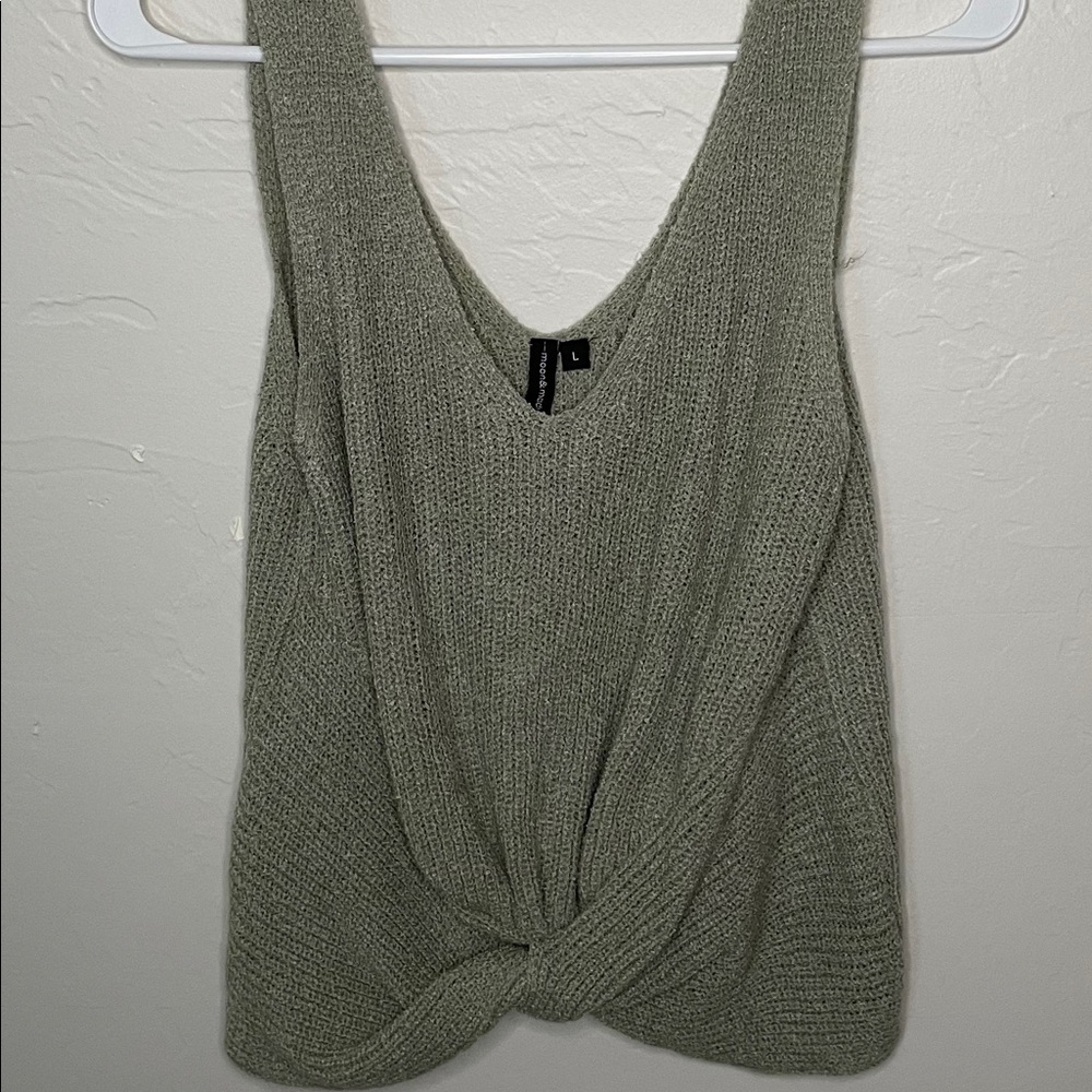 knitted tank
